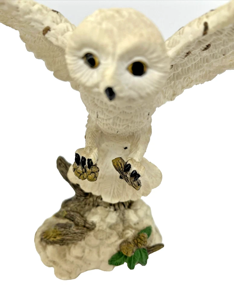 Hermosa estatua grande de cerámica blanca majestuosa decoración del hogar 8x8 Foto 2 de 4