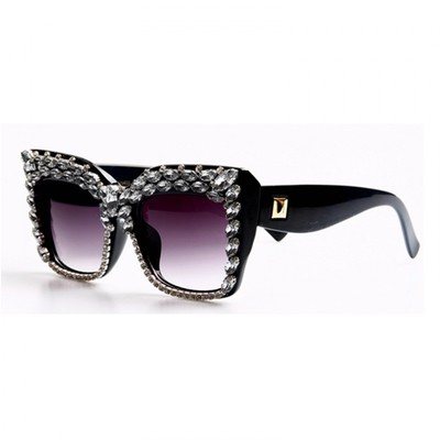 Italy back on side rhinestones sunglasses with from china cute