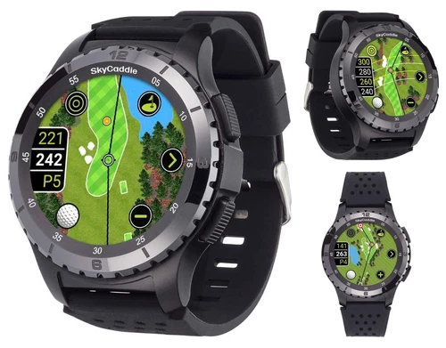 SkyCaddie LX5C GPS Golf Watch, Color Touch Display, 35K Courses, Ceramic Bezel