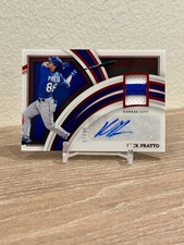 NICK PRATTO 2022 Panini Immaculate Prospect Patch Prime Auto RED /25