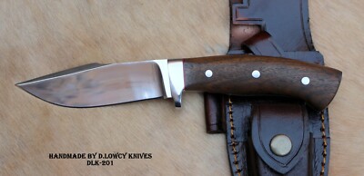 DLK HANDMADE D2 STEEL HUNTING SKINING BUSCRAFT SURVIVAL KNIFE WOOD HANDLE(NI) 