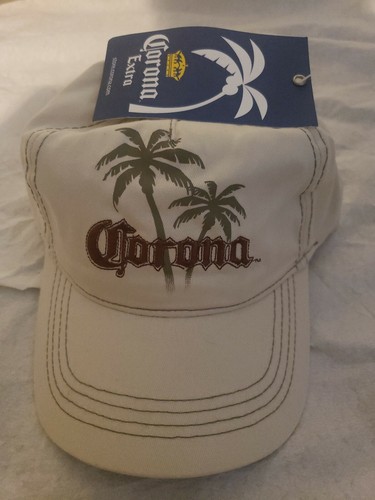Corona Summer Hat Beach Palm Trees NWT 