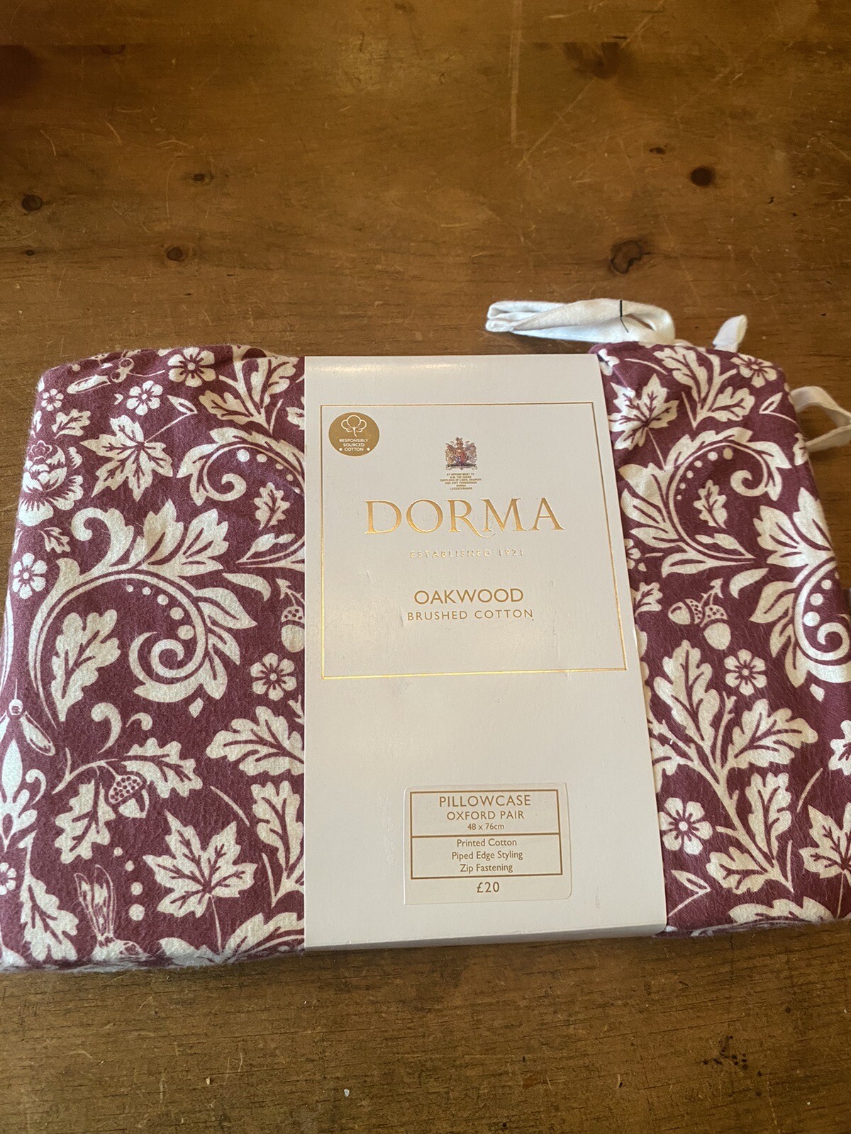 Dorma oxford pillowcases Oakwood eBay