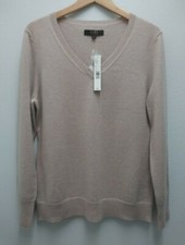 Women's Alex Marie New Size L, XL Oatmeal Beige Cashmere Sweater