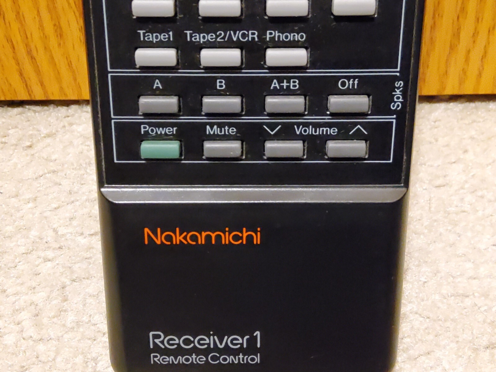 Nakamichi Receiver 1 Wireless Remote Control Tested Works Cleaned Very Rare HTF
