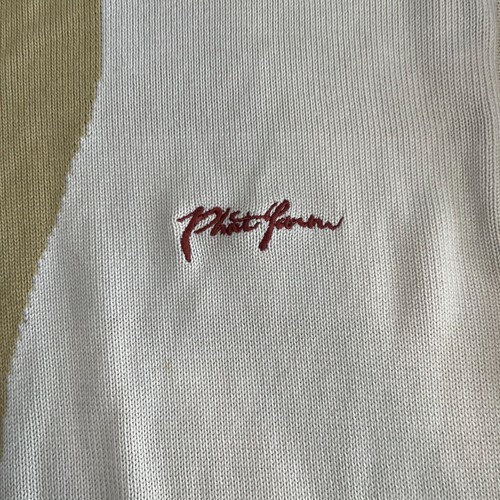 Phat Farm XXL Sweater Mountain Climber Beige Yellow Orange Baggy Pullover HipHop - Picture 5 of 20