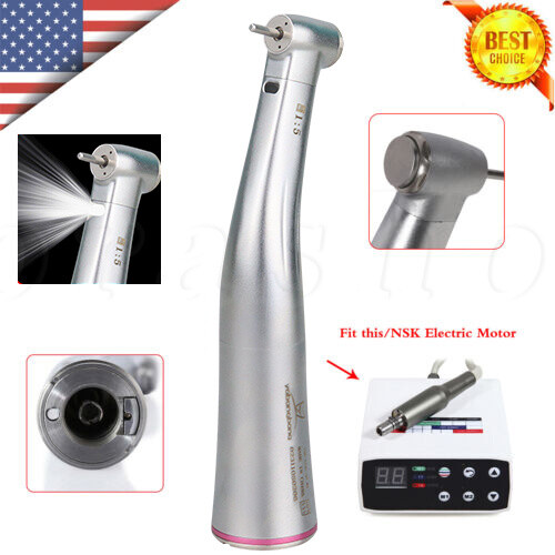 Dental 1:1 1:5 1:4.2 LED Contra Angle Increasing Handpiece Red Ring NSK Style - Picture 31 of 50