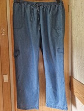 Cassiopia cargo utility style trousers plus size M UK 18 20 NEW Danish Scandi