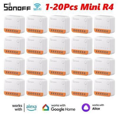 1-20x Großhandel SONOFF MINI R4 Wi-Fi Smart Mini Schalter Extreme Smart Home Mod