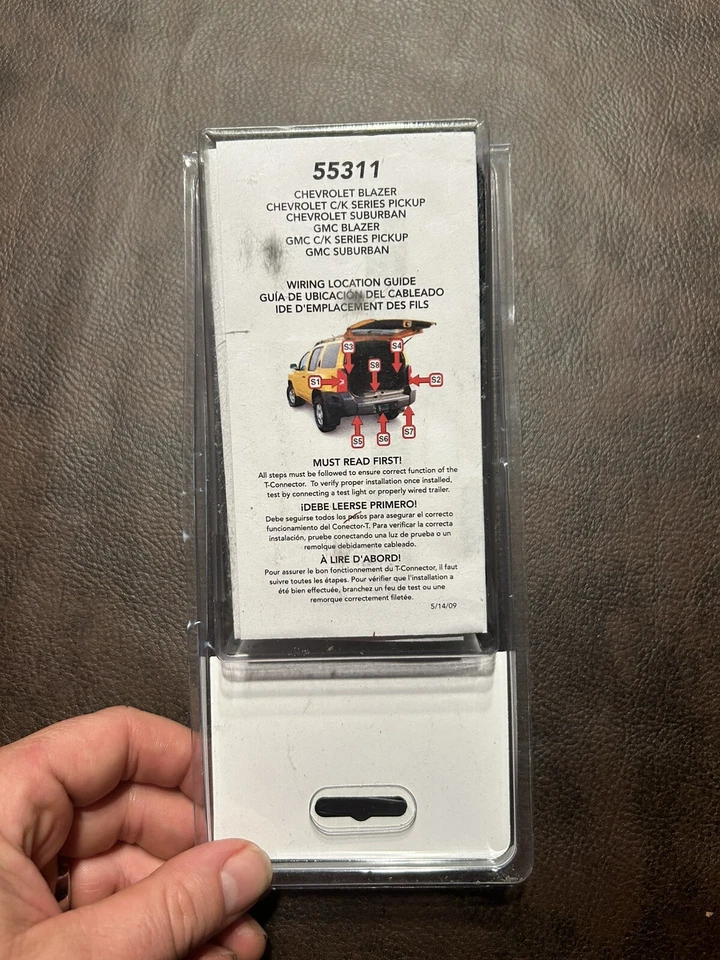 Blazer Curt Wiring 55311 1973-1984 Chevy GMC C/K Suburban camioneta tamaño completo 4 vías Foto 2 de 4