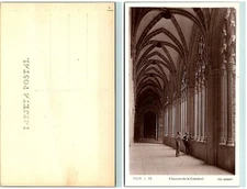 S01-2734, *NIVH, CLAUSTRE DE LA CATEDRAL, *REAL PHOTO POSTCARD (RPPC)