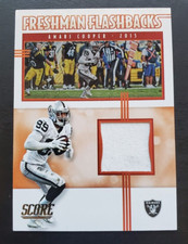 2020 Score Amari Cooper Freshman Flashbacks Patch #FF-AC Oakland Raiders