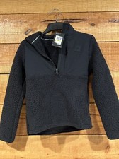 Under Armour Sherpa Fleece 3/3 Zip Black Boys Sz Youth-M New With Tag