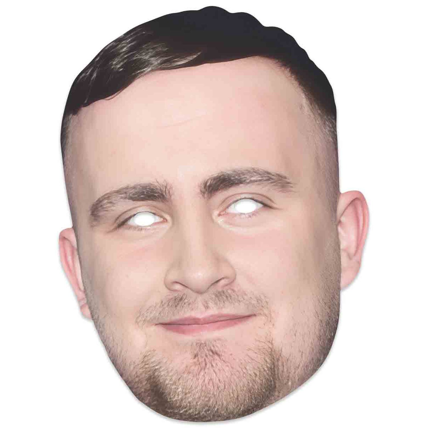 Luke Darts Player Single 2D Card Party Face Mask - Sports Celebrity