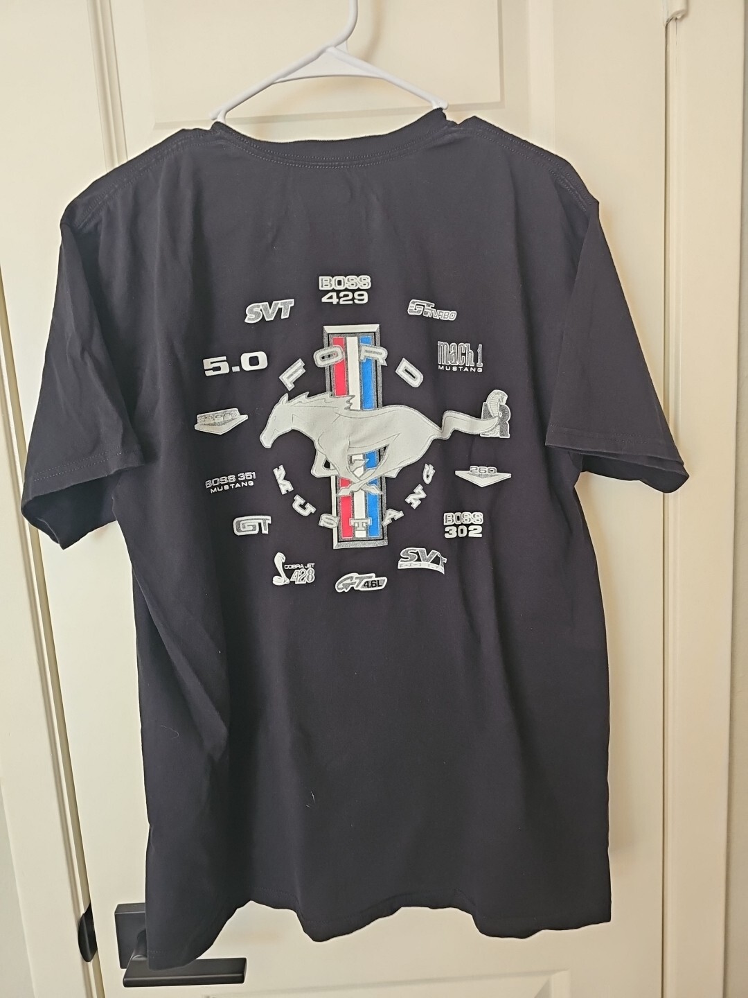 PONY T shirt uomo Ford MUSTANG di JH Design con licenza ufficiale taglia large