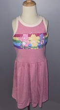 Care Bears Pink Girl  s Tank Dress New Size Small 6-6X
