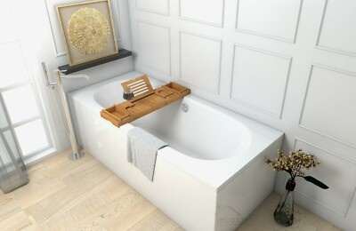 Badewanne Recheck + Ablage Badewannenbrett Bambus Wanne 150x75 Schrze  GRATIS V | eBay.de