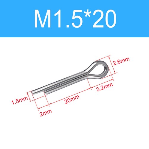 1mm 2mm 3mm 4mm To 10mm A2 Stainless Steel Split Pins Clevis / Cotter Pin DIN 94 - Picture 25 of 127
