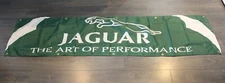 Jaguar Auto Banner Flag Big 2x8 feet Garage Mechanic Man Cave Cars Automobile