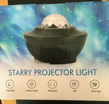 NEW in Box- Night Light Star Projector LED - starlight party ambiance, w/remote