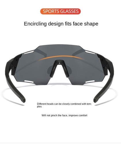 Outdoor Radfahren Großgestell Sonnenbrille Sportsonnenbrille UV400 Reitbrille - Bild 73 von 88