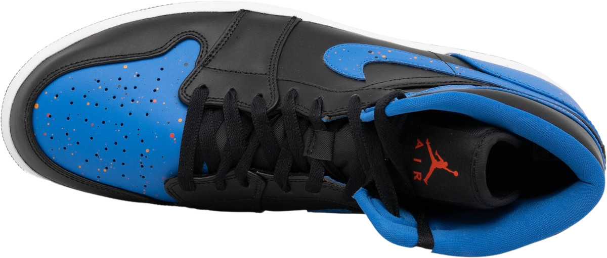 air jordan 1 mid royal paint splatter release date