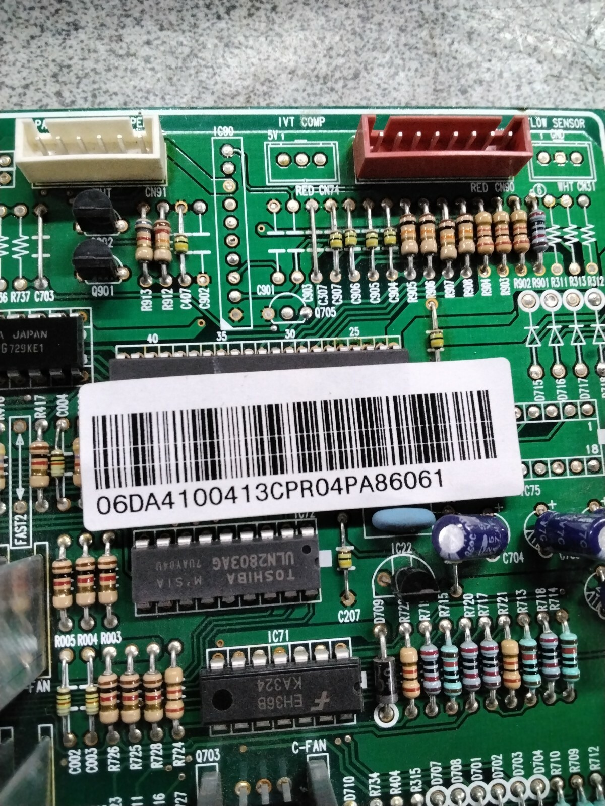 Samsung Refrigerator Main Control Board Part# da41-00413c