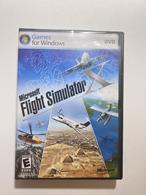Microsoft Flight Simulator X (2 Discs) Windows PC CD-ROM 2006 Serial Key
