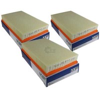 3X Mahle / Knecht LX 637 Luftfilter Air Filter