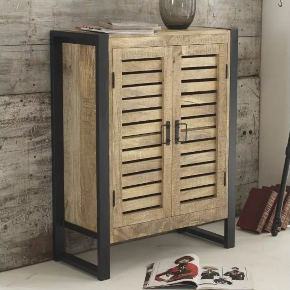 Reclaimed wood storage sales cabinet
