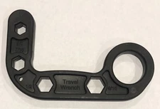 Impact Kerambit plastic devastating self-defense device trainer and belt clip