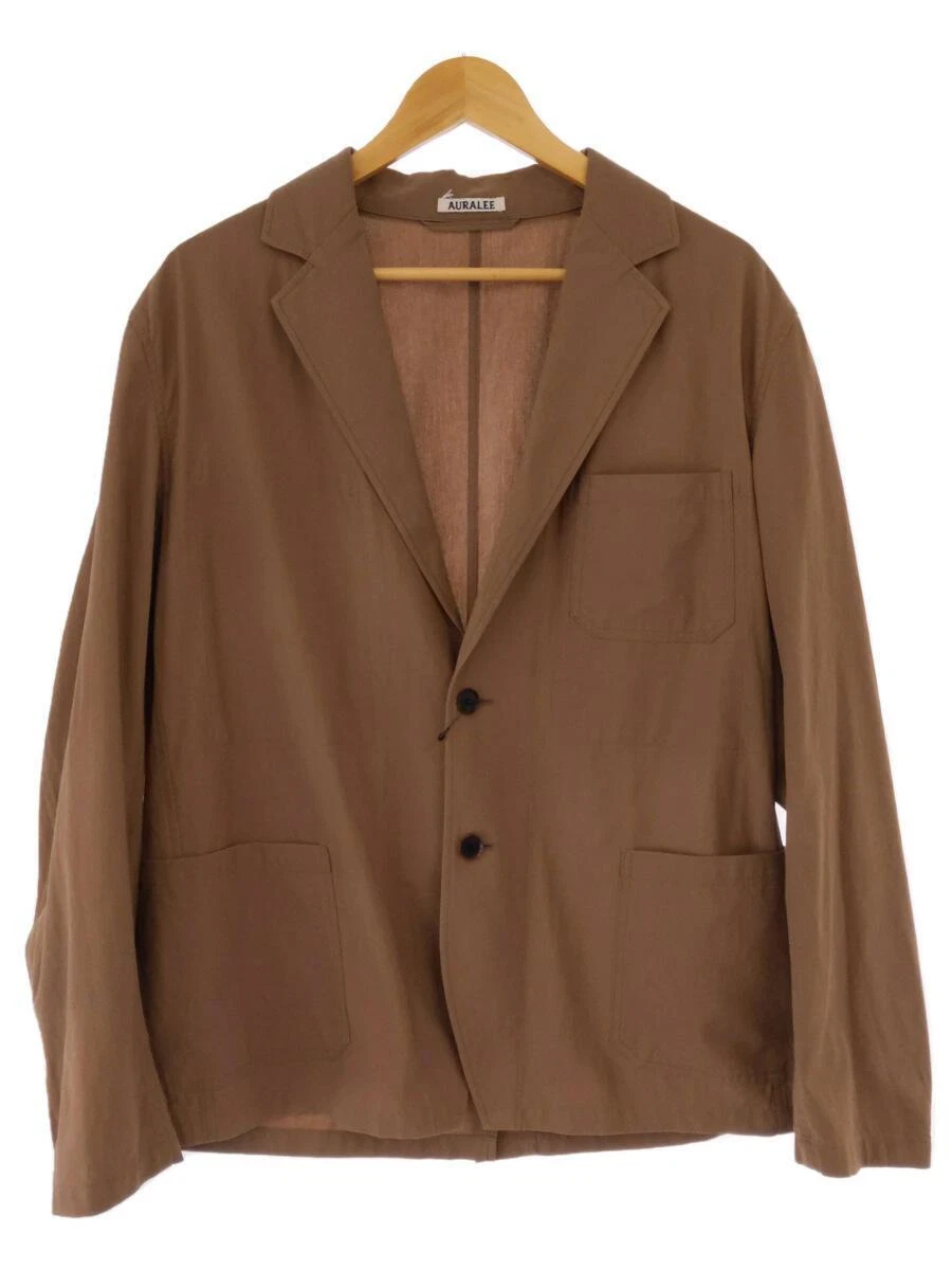 AURALEE 20SS FINX HARD TWIST GABARDINE JACKET 4 beige cotton A20SJ01FB