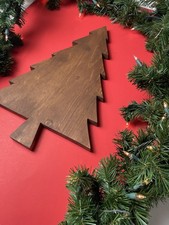Handcrafted Christmas Tree Cheese Board Charcuterie Board