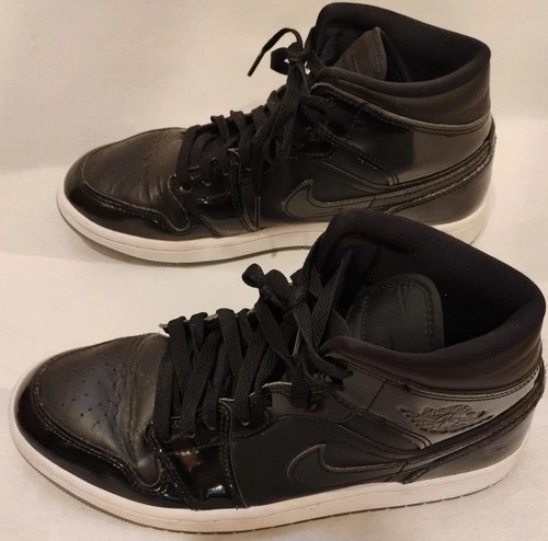 Nike Air Jordan 1 Mid SE Space Jam Black DV1308-004 Size 7.5 Pre-owned - Picture 4 of 12
