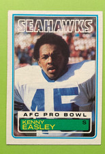Kenny Easley 1983 Topps Rookie Football Card #384 Seattle Seahawks Safety HOF RC. rookie card picture