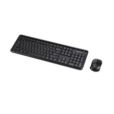 Amazon Basics 2.4GHz Wireless Keyboard and Mouse Combo, Quiet and Compact US Lay