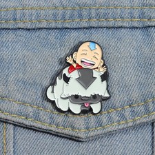 Anime Boy Buffalo Enamel Pins Custom TV Series Brooches Lapel Badges Cartoon Fun