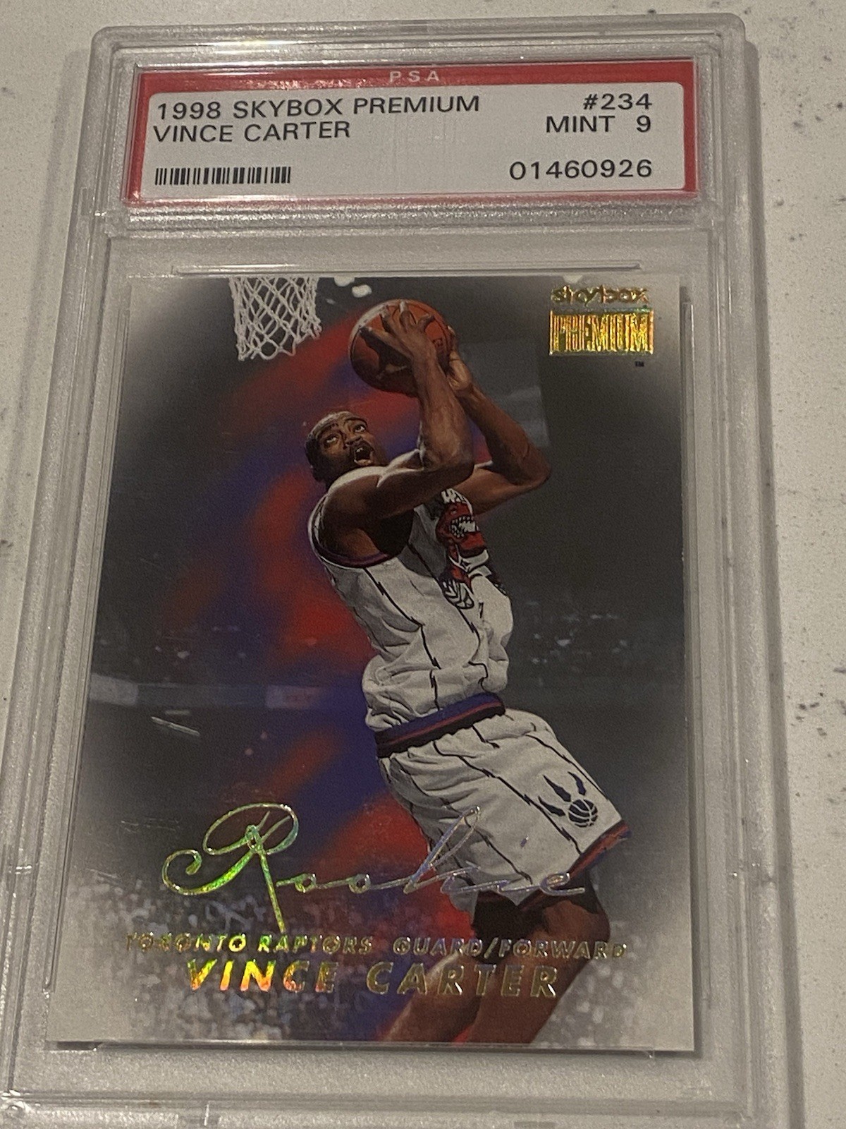 1998-99 Skybox Premium - Vince Carter #234 PSA 9