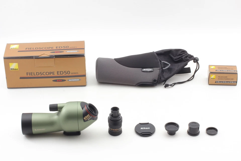 [Almost Unused] Nikon Fieldscope ED 50-A w/ Zoom Eyepiece 13‑30× MC From JAPAN - Image 2 of 4