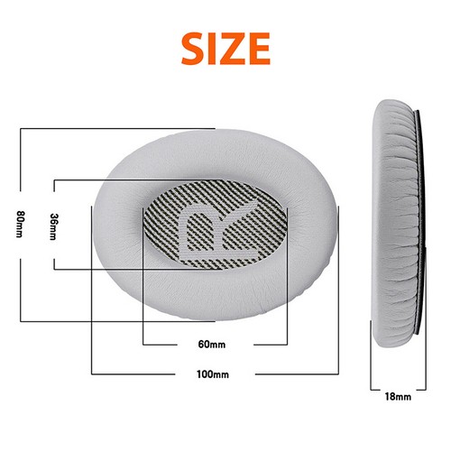 1Pair L+R Ear Pads Cushion Cover For Bose QuietComfort QC35/QC35 II Headphones g - Picture 4 of 9