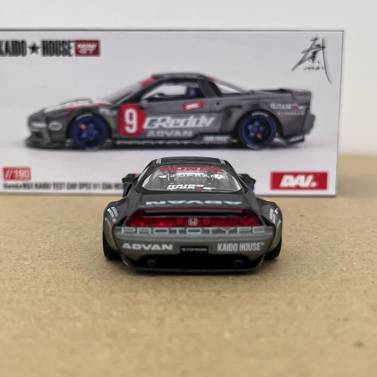 CHASE Mini GT x Kaido House Honda NSX Kaido Test Car V1 #190 +