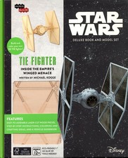 Incredibuilds Star Wars Tie Fighter deluxe book model set wood pieces craft kit