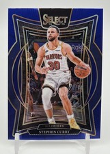 2024-25 Panini Select - Stephen Curry #7 Concourse Blue Prizm Warriors