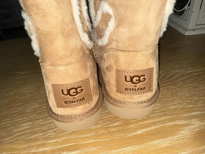 EEUC Girls 5 (EU 38 fit Women s 7.5) Telfar X Ugg Mini Chestnut Boots