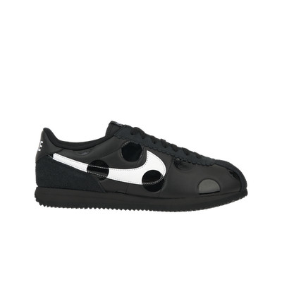 (W) Nike Cortez Polka Dots Black White