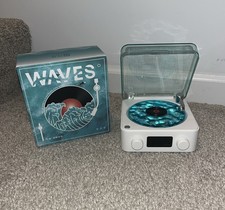 Waves Vinyl Player/ Bluetooth Speaker, White Noise Speaker - Portable Speaker