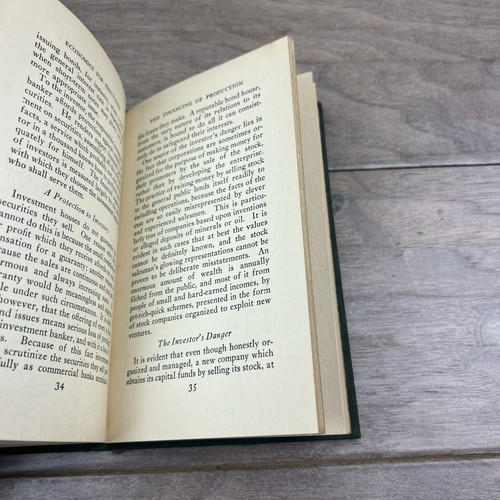 Wirtschaft für Führungskräfte Die Finanzierung der Produktion 1922 Antik Hardcover Buch - Bild 11 von 12