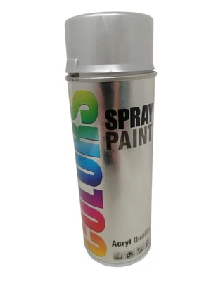 DUPLI MOTIP Motip duplicolor Argent brillant RAL9006 Bombe de peinture spray Acrylique 400ml