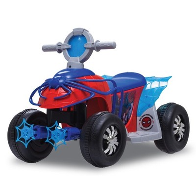 Marvel's Spider-Man Premium Quad Ride-On, 18-30 Months, 6V Battery and Charge...