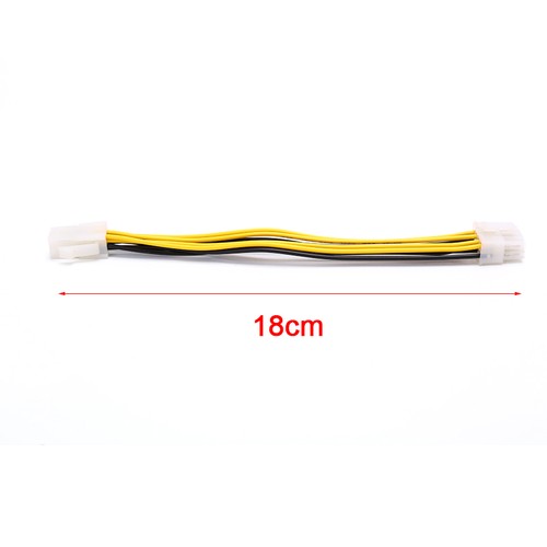 4-Pin to 8-Pin ATX Motherboard CPU Power Supply Adapter Converter CableB`sfMDAU - Afbeelding 3 van 8